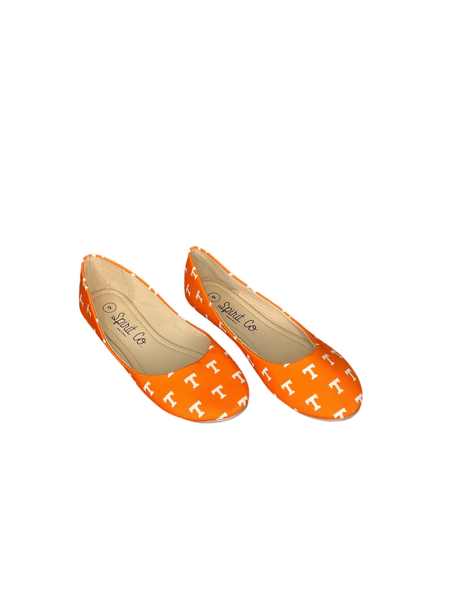 Shoes Flats By Clothes Mentor In Orange, Size: 9