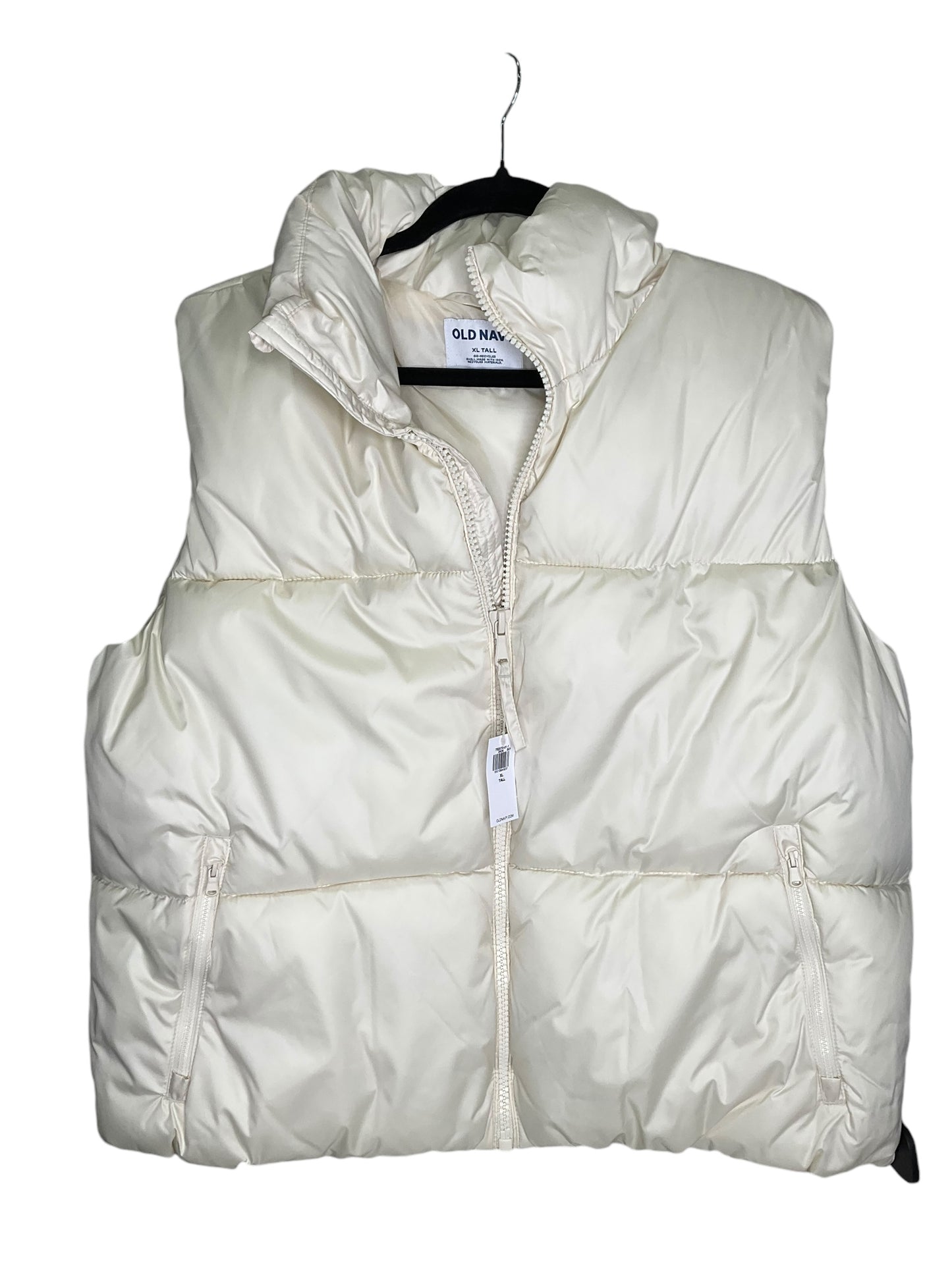 Vest Puffer & Quilted By Old Navy In Cream, Size: Xl