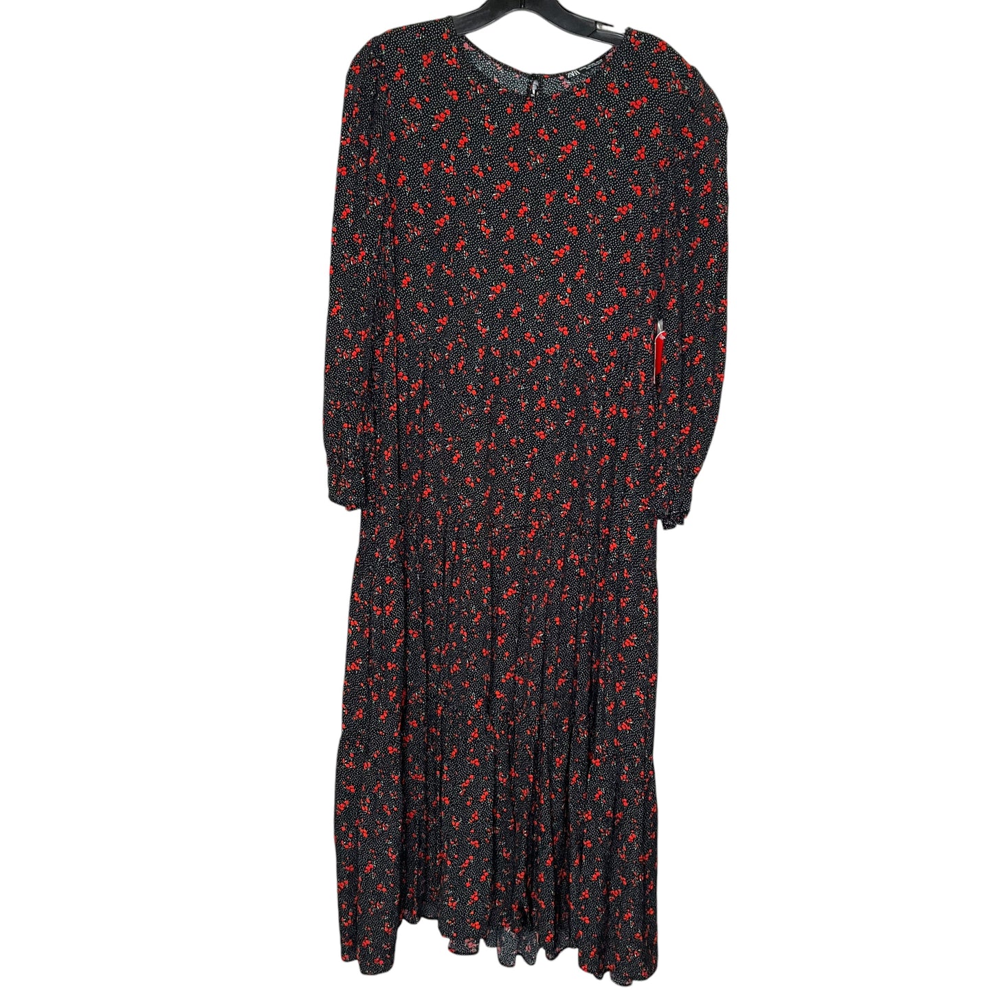 Dress Casual Maxi By Zara In Black & Red, Size: 1x