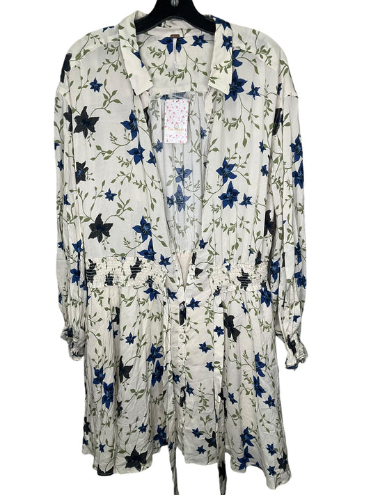 Dress Casual Midi By Free People In Floral Print, Size: M