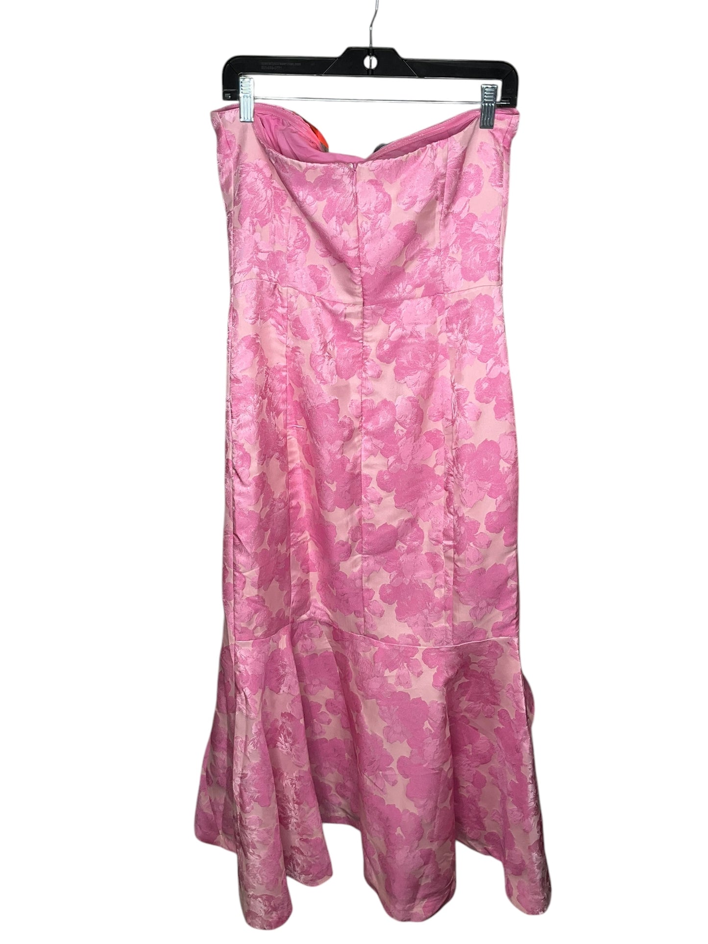 Dress Casual Midi By Clothes Mentor In Pink, Size: L