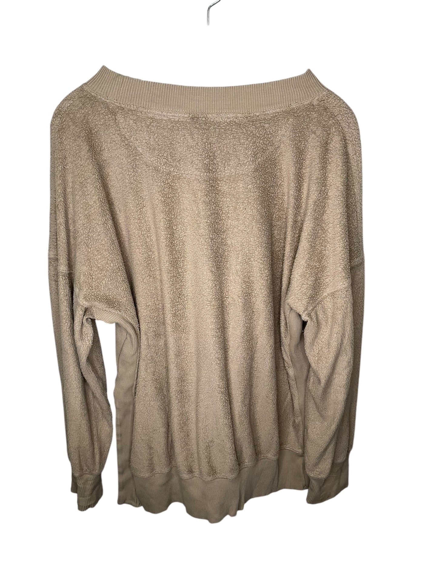 Sweatshirt Crewneck By Aerie In Brown, Size: M