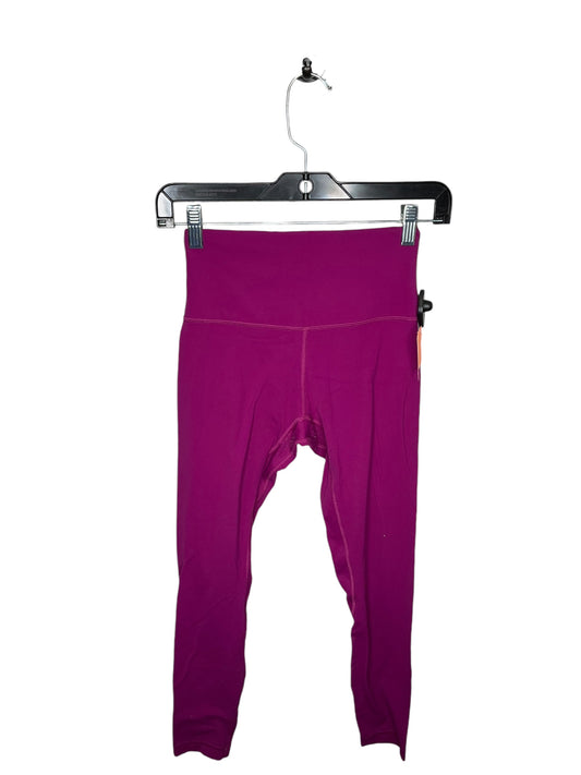 Athletic Leggings By Lululemon In Purple, Size: 4