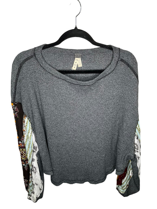 Top Long Sleeve By Free People In Grey, Size: Xs