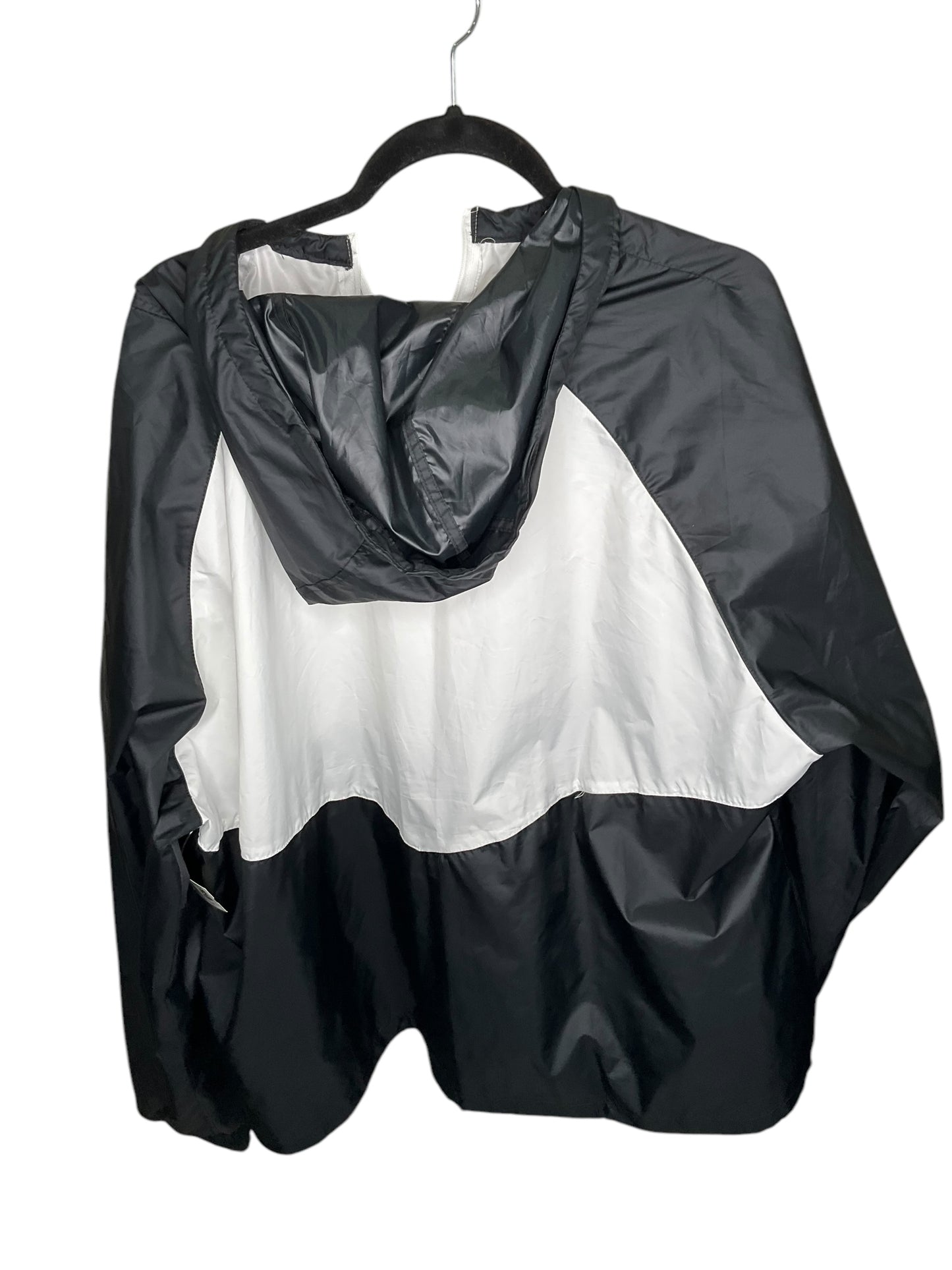 Jacket Windbreaker By Columbia In Black & White, Size: 3x