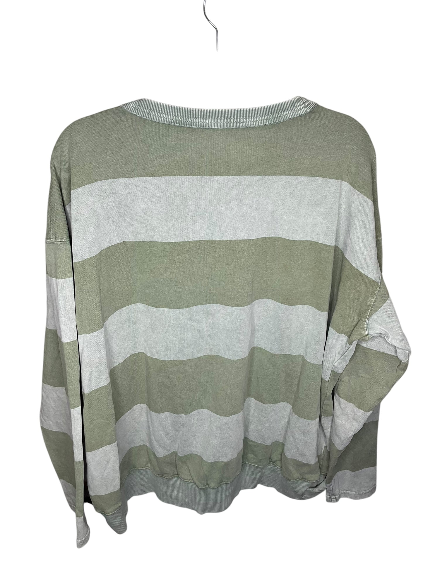 Sweatshirt Crewneck By Easel In Green, Size: M