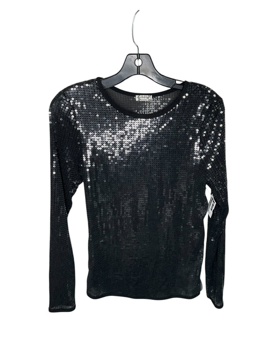 Top Long Sleeve By Free People In Black, Size: M