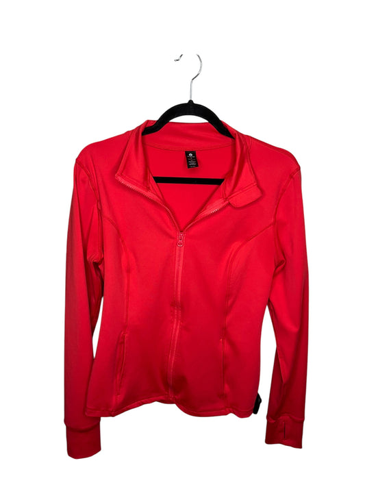 Athletic Jacket By Velocity In Red, Size: L