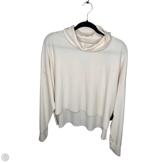 Top Long Sleeve By American Eagle In Cream, Size: L