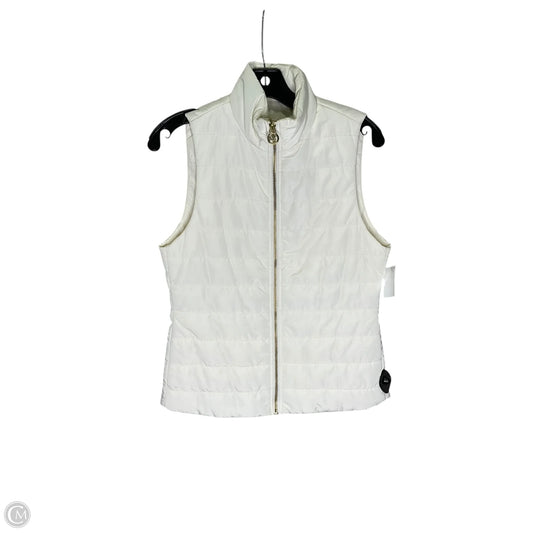 Vest Designer By Michael Kors Collection In Cream, Size: Xs