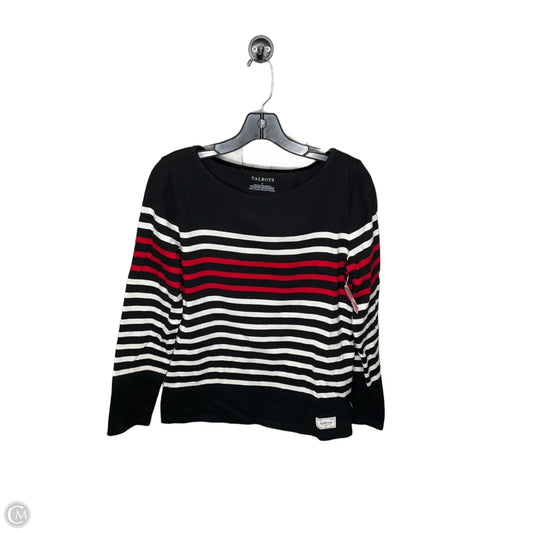 Top Long Sleeve By Talbots In Black & White, Size: S