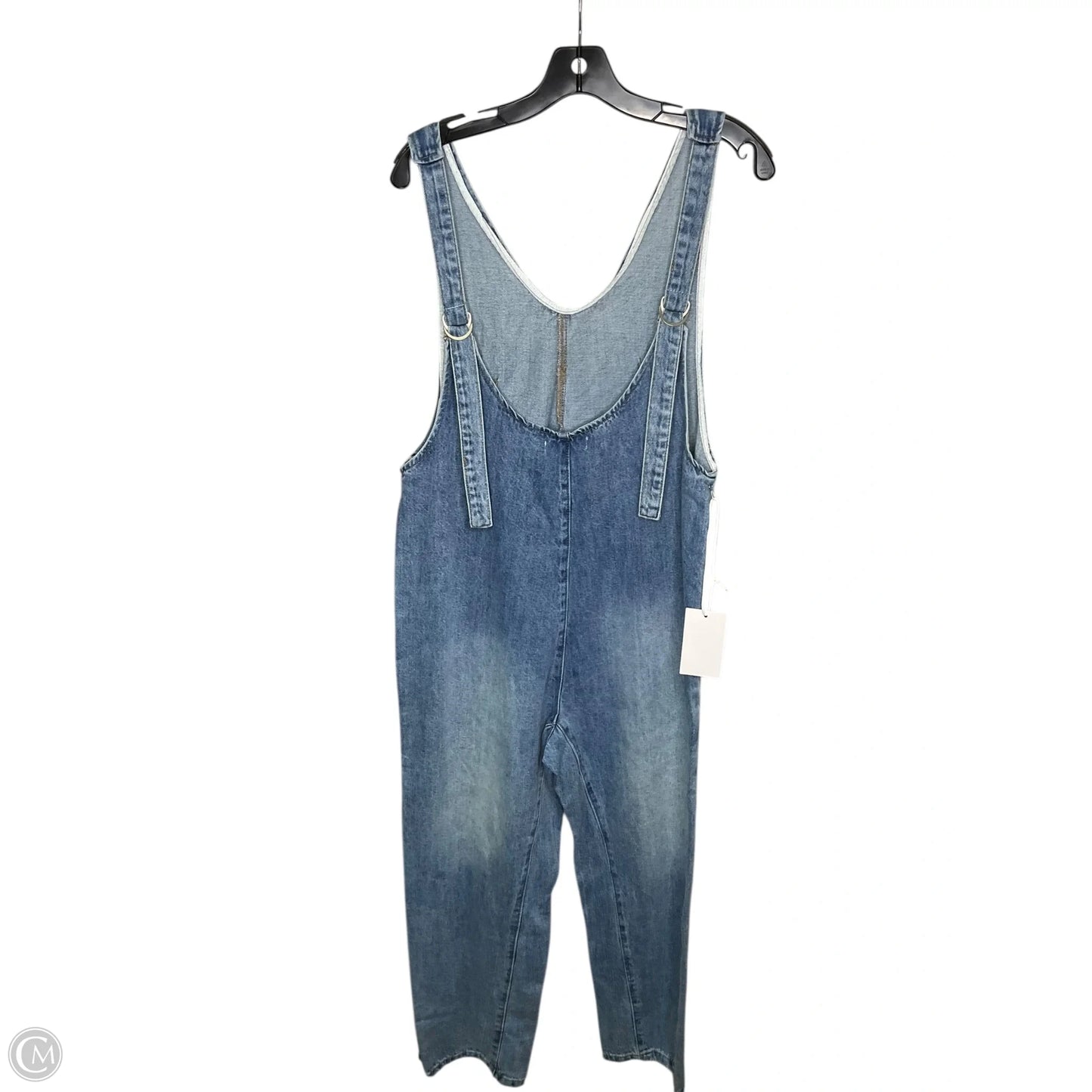 Overalls By Zenana Outfitters In Blue, Size: S