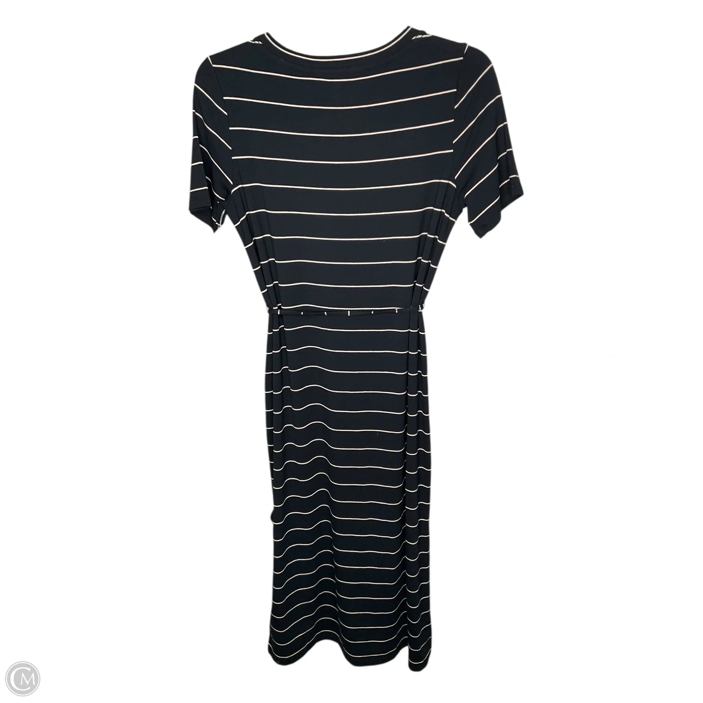 Dress Casual Midi By Banana Republic In Black, Size: Xs