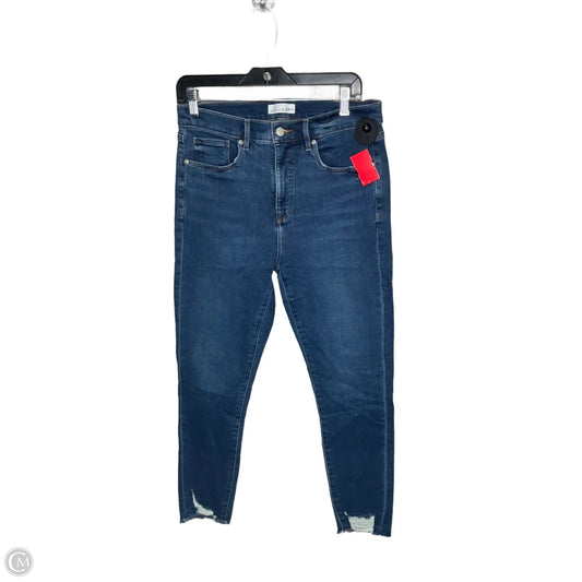 Jeans Skinny By Loft In Blue, Size: 8