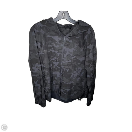 Athletic Jacket By Lululemon In Camouflage Print, Size: 10
