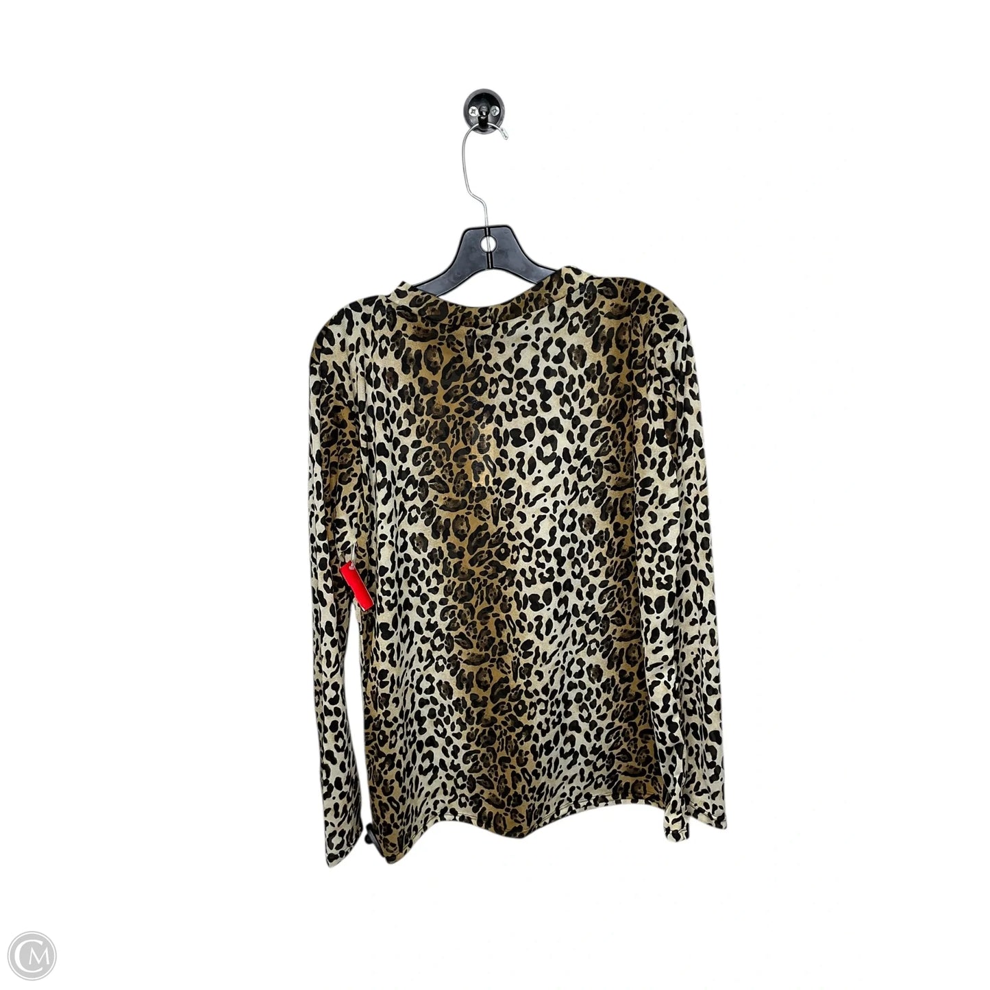 Top Long Sleeve By Lucky & Blessed In Animal Print, Size: 3x