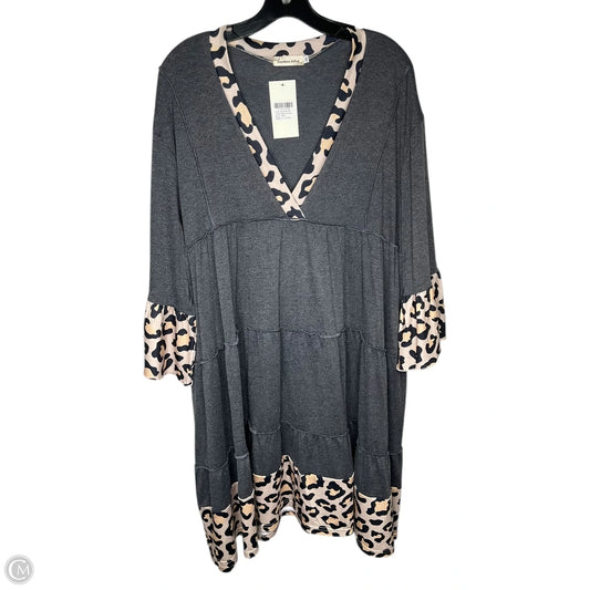 Dress Casual Short By Southern Stitch In Grey, Size: 3x