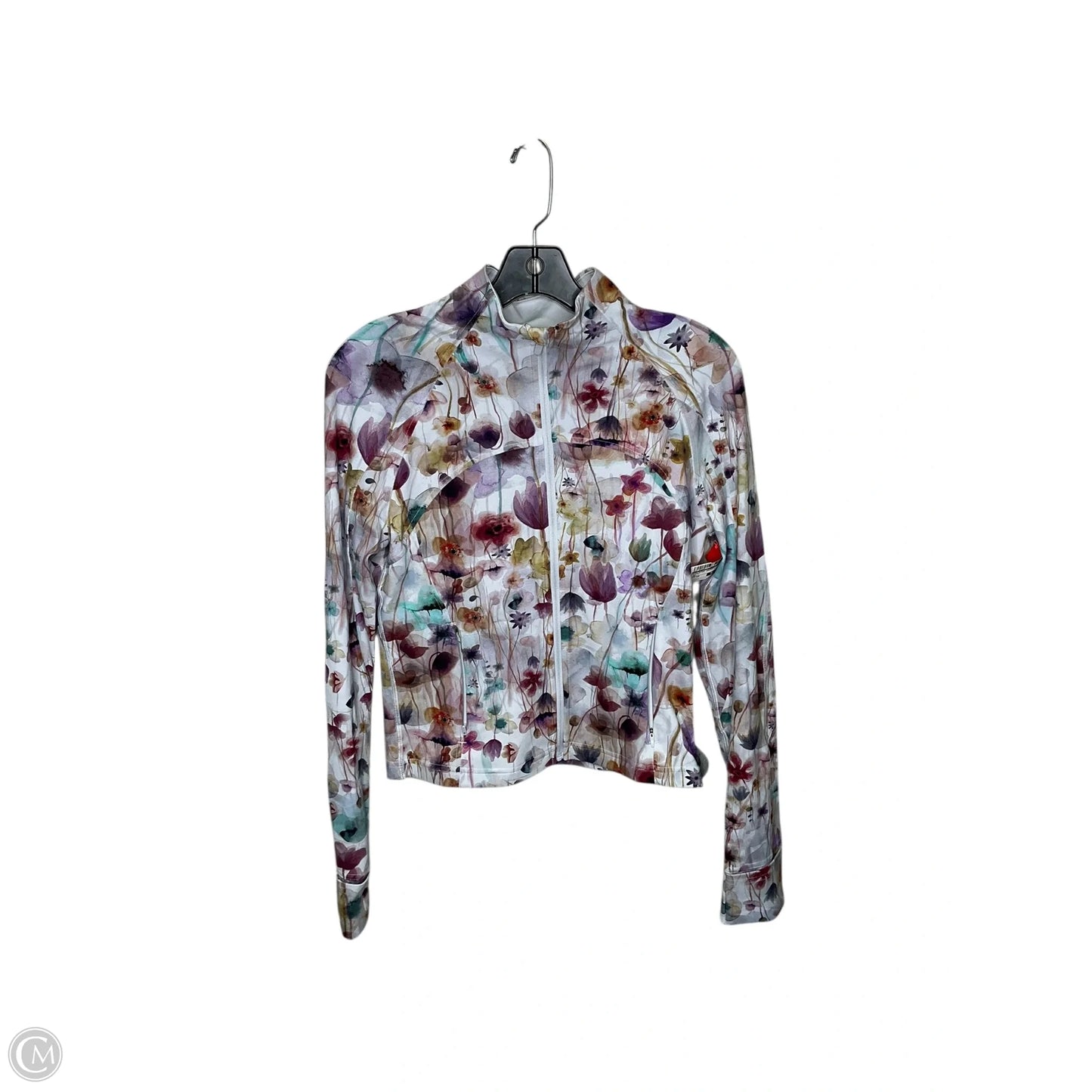 Athletic Jacket By Lululemon In Multi-colored, Size: 10