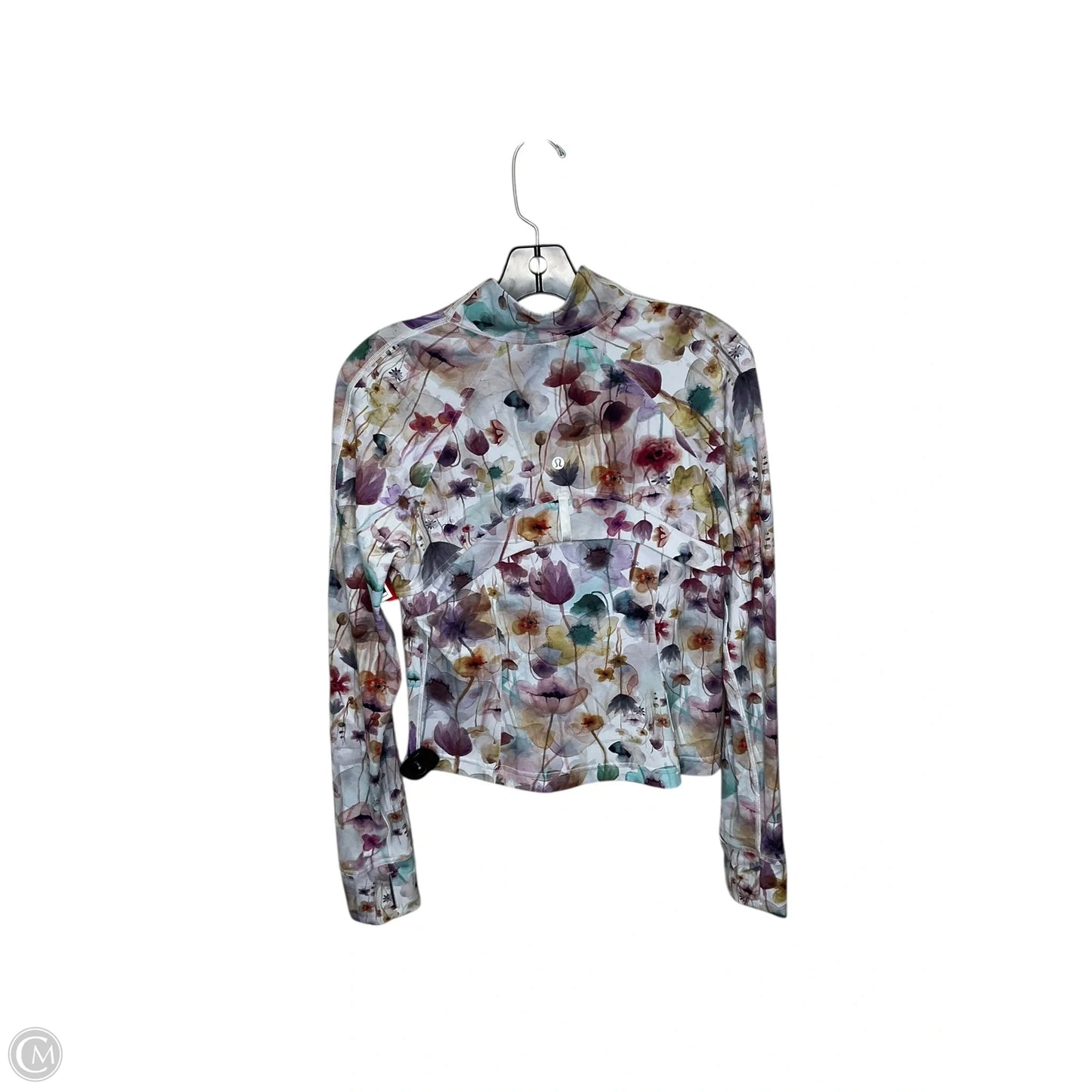 Athletic Jacket By Lululemon In Multi-colored, Size: 10