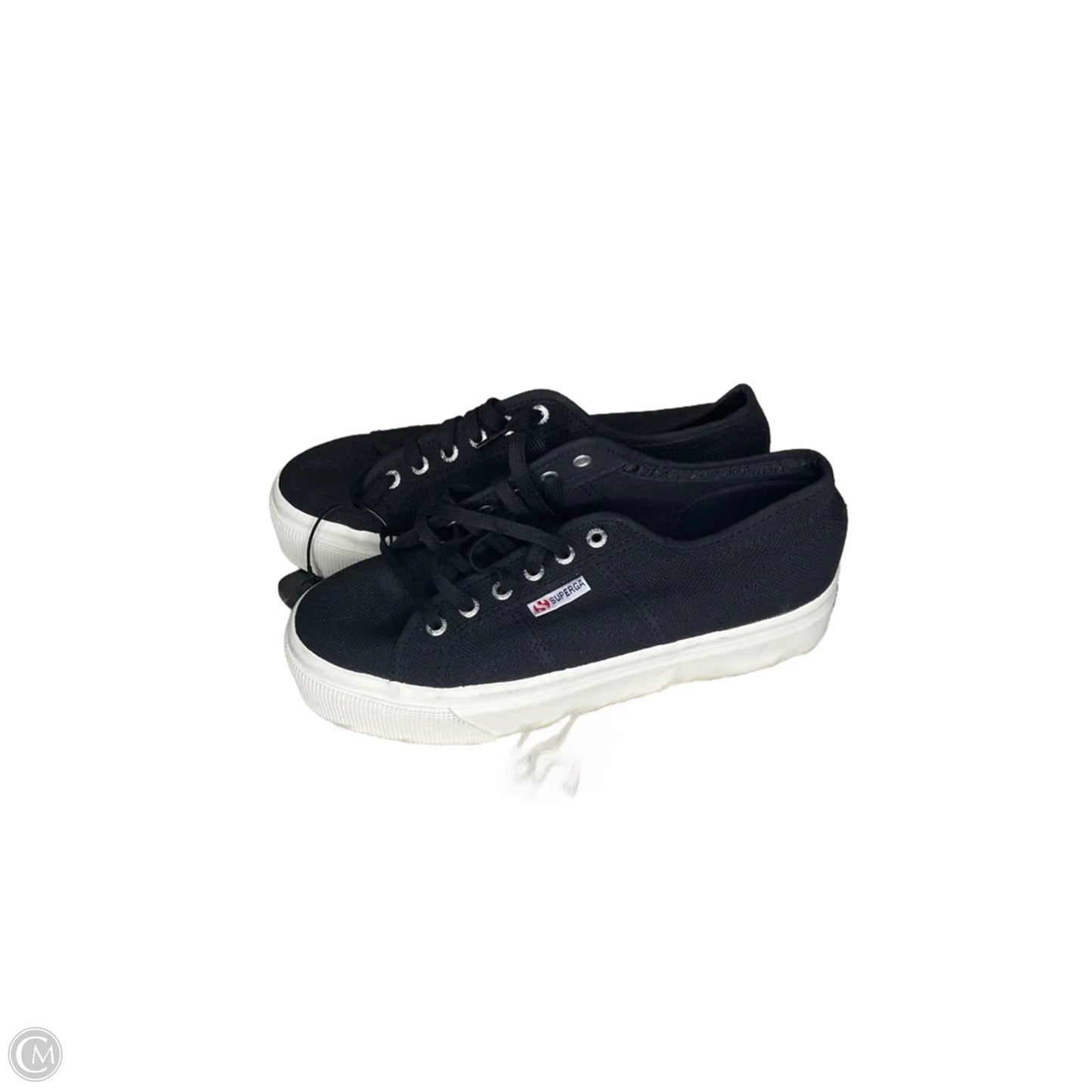 Shoes Sneakers By Superga In Black, Size: 10.5