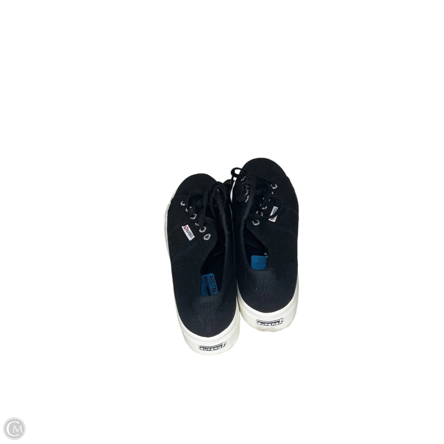 Shoes Sneakers By Superga In Black, Size: 10.5