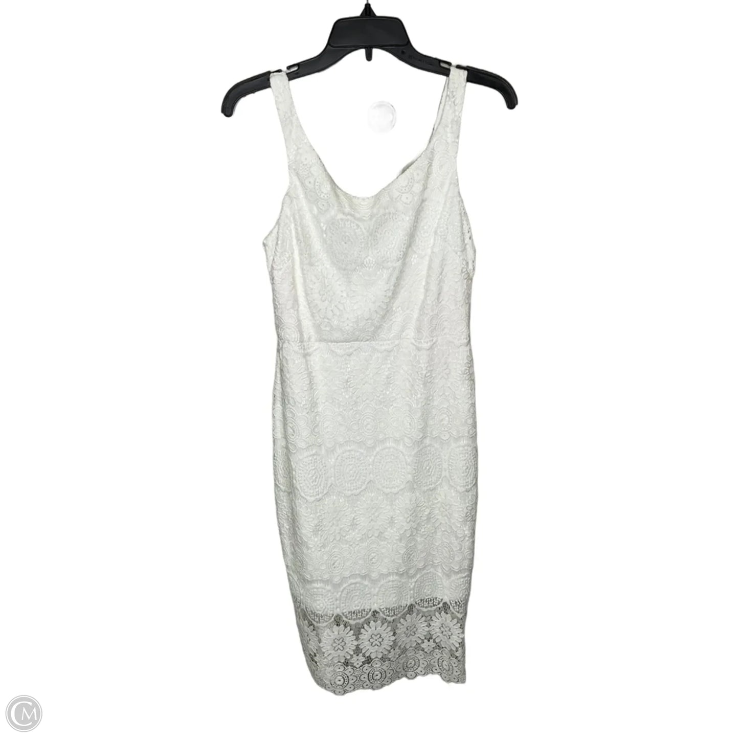 Dress Party Midi By Betsey Johnson In White, Size: 6