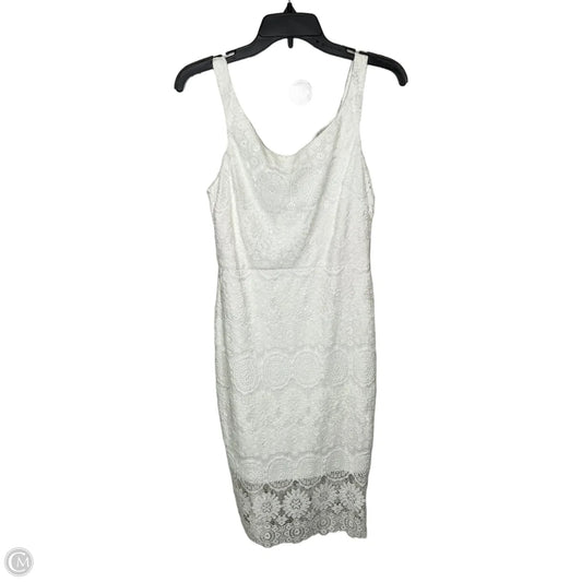 Dress Party Midi By Betsey Johnson In White, Size: 6