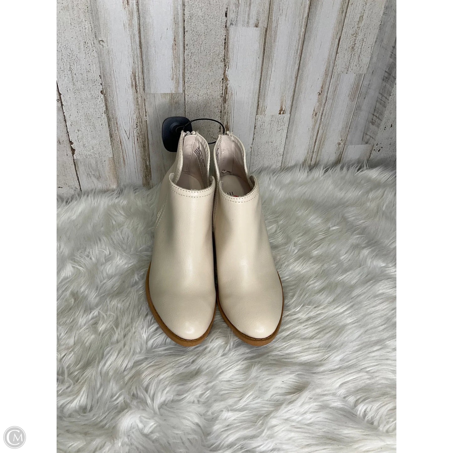 Boots Ankle Heels By Esprit In Beige, Size: 6