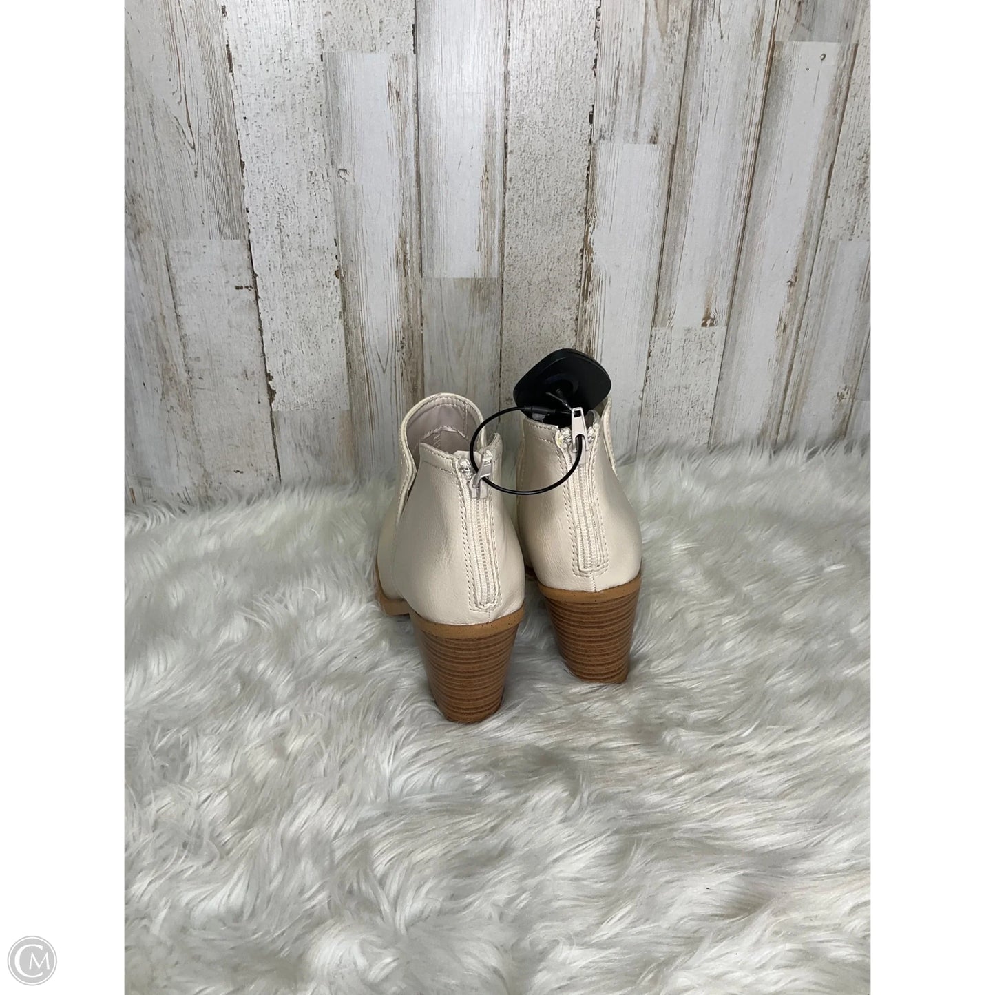 Boots Ankle Heels By Esprit In Beige, Size: 6