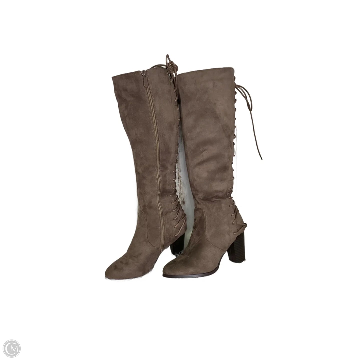 Boots Knee Heels By Dream Pairs In Brown, Size: 6.5