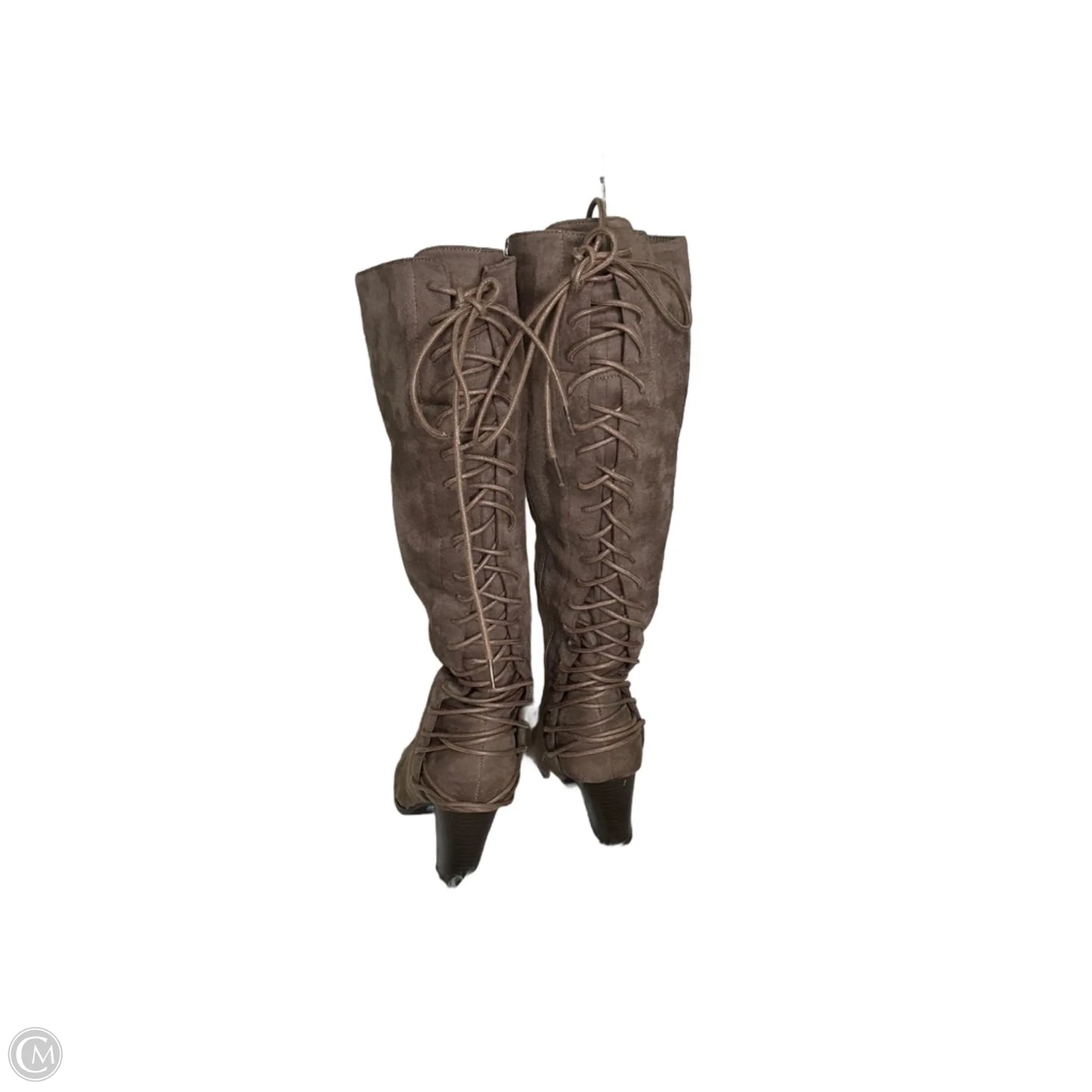 Boots Knee Heels By Dream Pairs In Brown, Size: 6.5