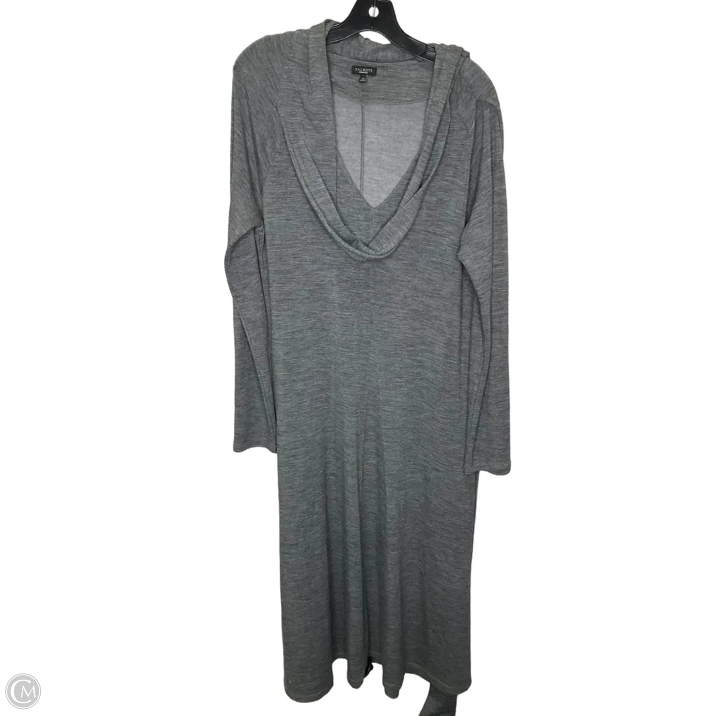 Dress Casual Maxi By Talbots In Grey, Size: M