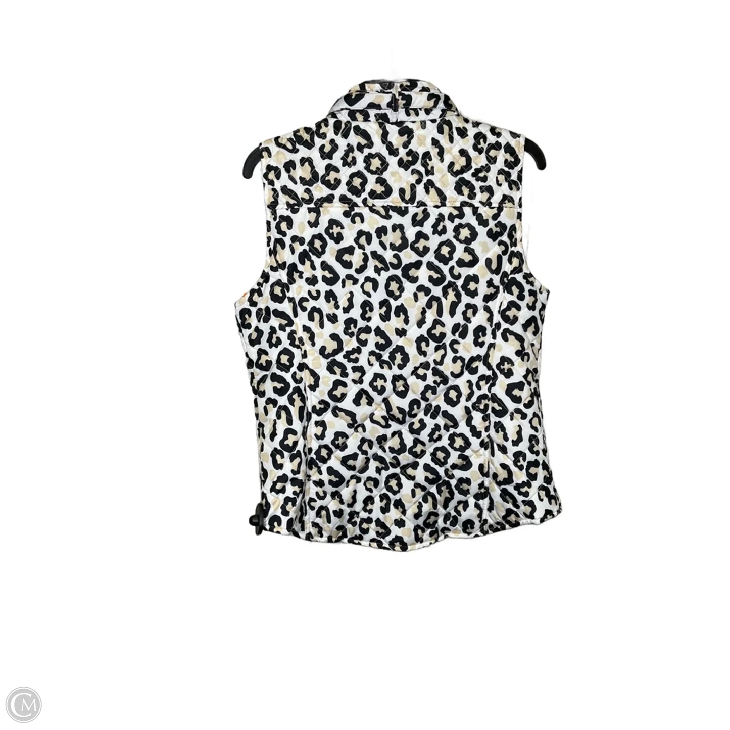 Vest Puffer & Quilted By Crown And Ivy In Animal Print, Size: L