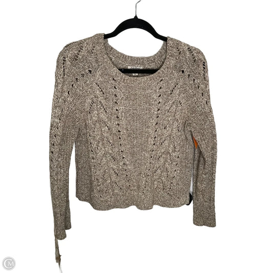 Sweater By Lucky Brand In Tan, Size: L