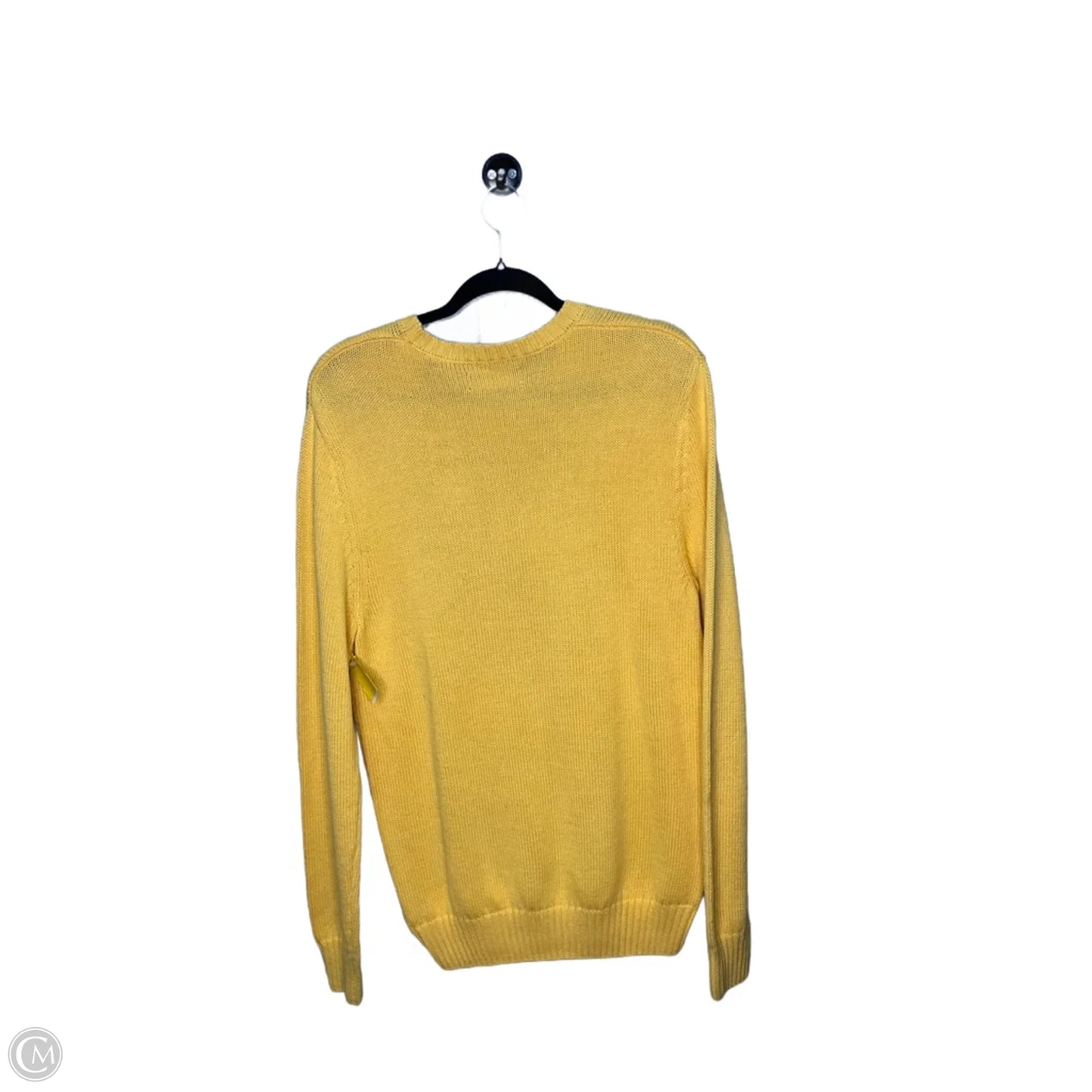 Sweater By Chaps In Yellow, Size: M