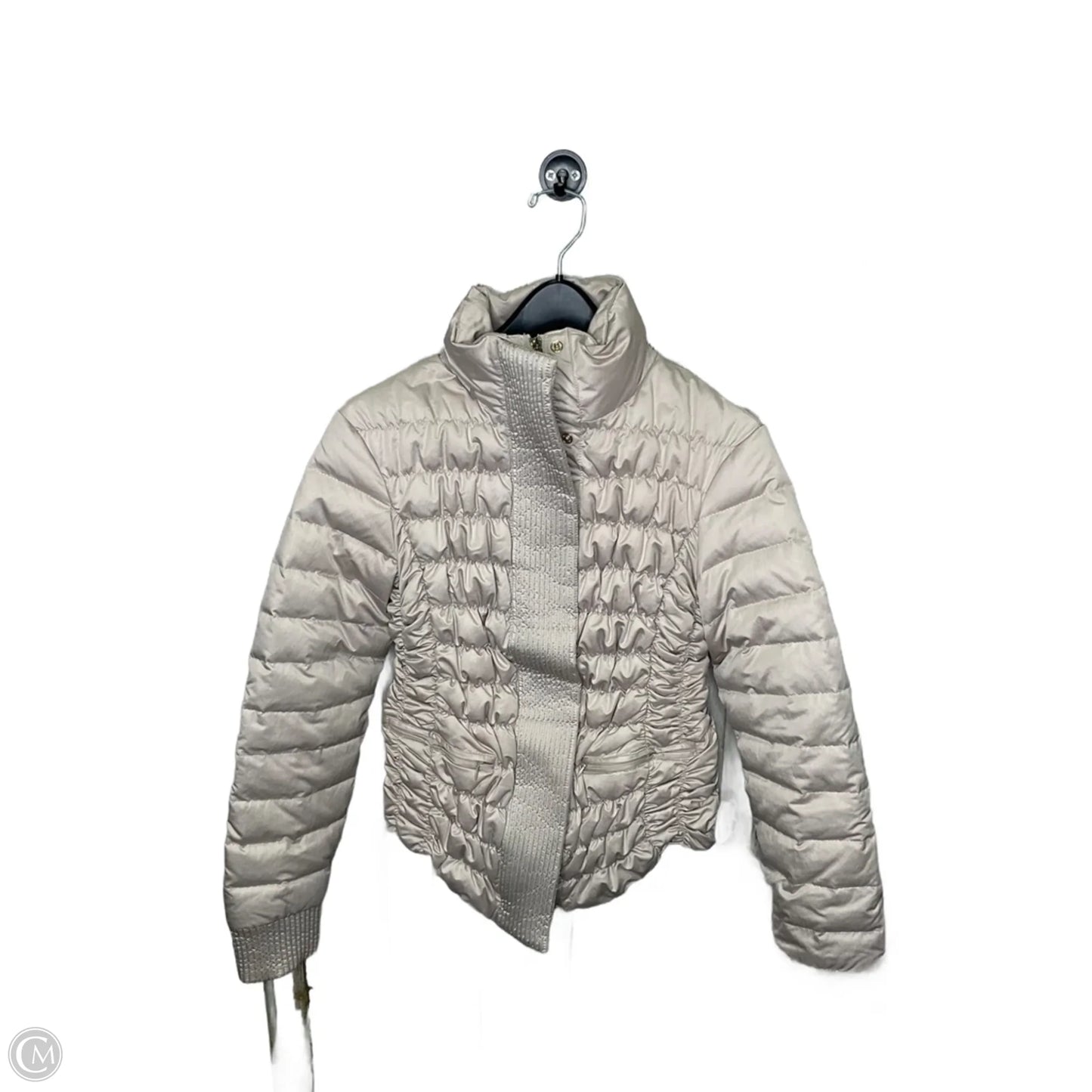 Coat Puffer & Quilted By Clothes Mentor In Tan, Size: S