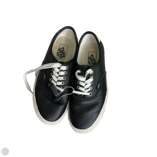 Shoes Flats By Vans In Black, Size: 8.5