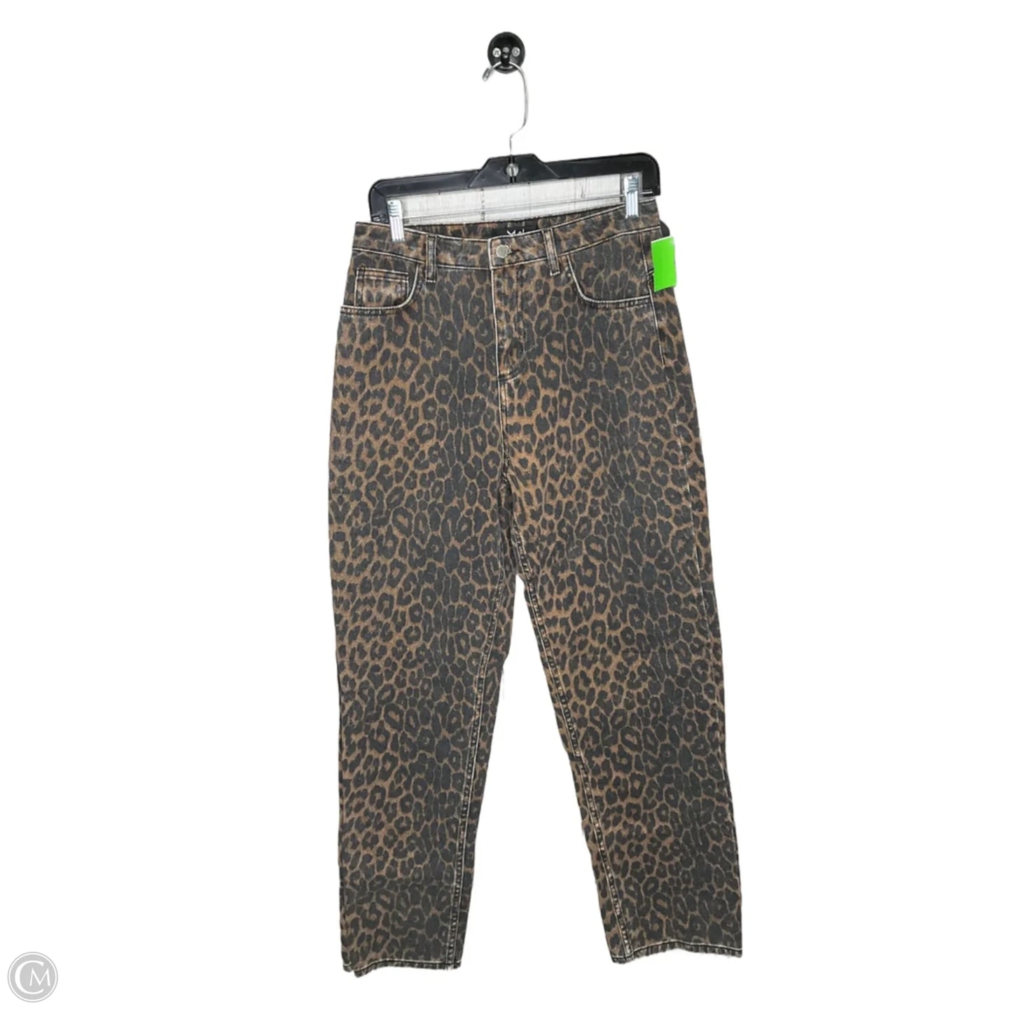 Jeans Straight By Clothes Mentor In Animal Print, Size: 14