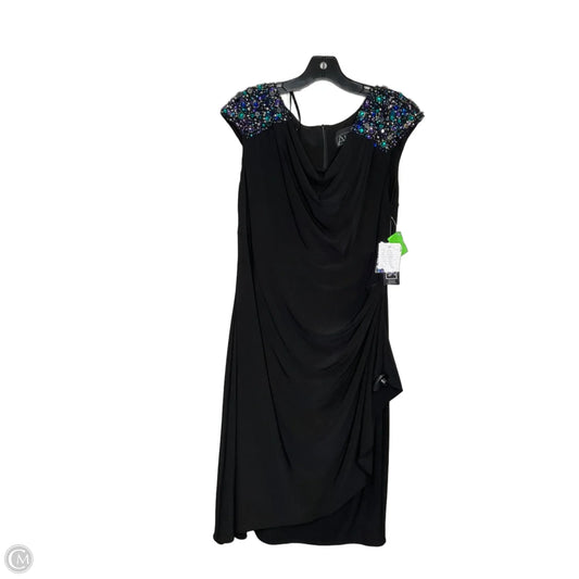 Dress Party Short By Alex Evenings In Black, Size: 14