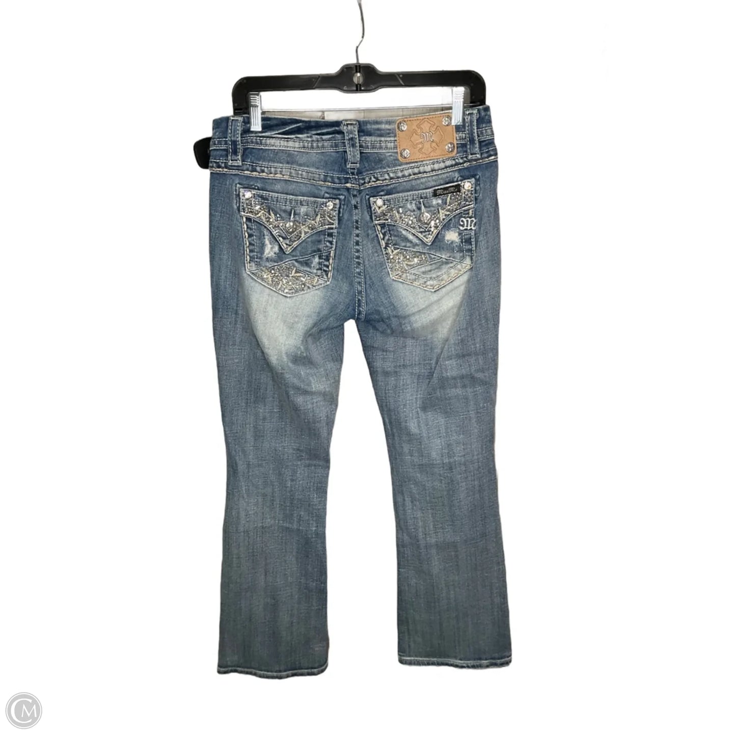 Jeans Boot Cut By Miss Me In Blue Denim, Size: 4