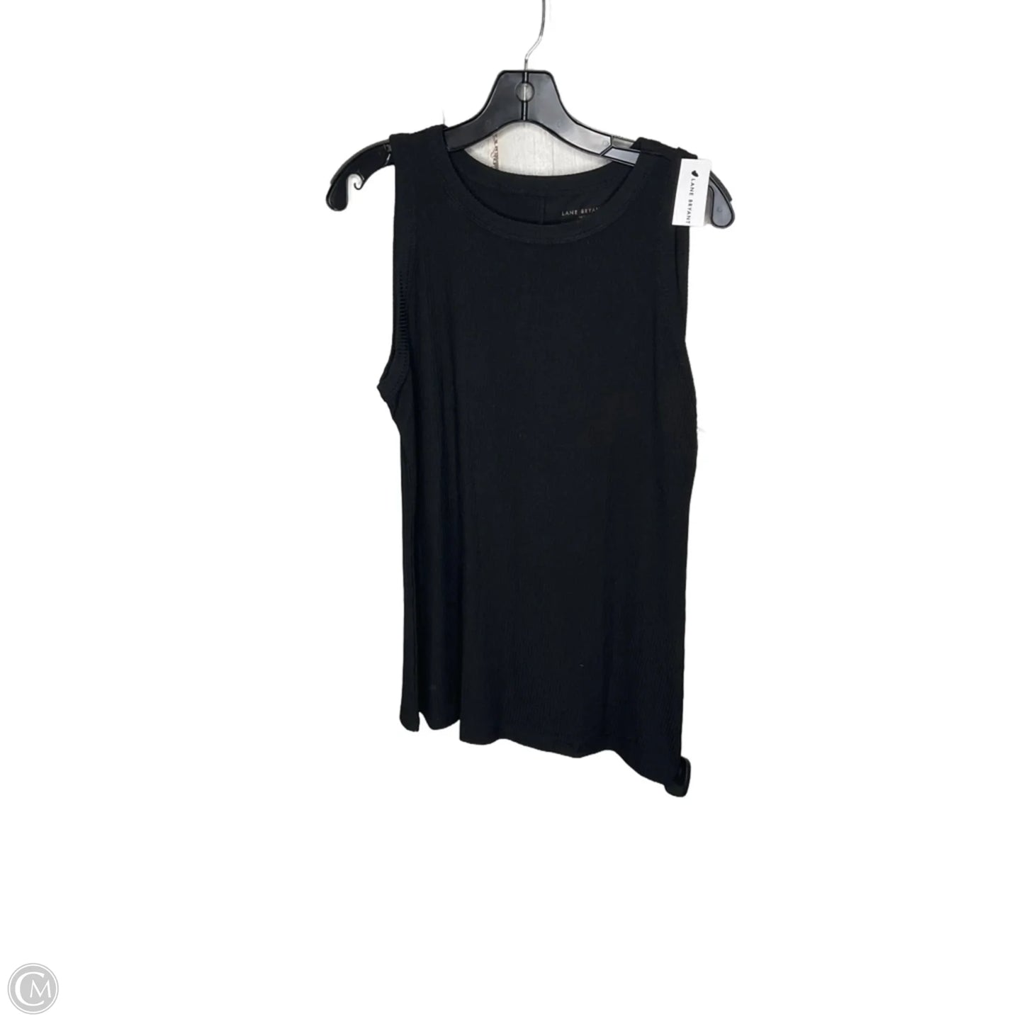 Top Sleeveless Basic By Lane Bryant In Black, Size: 1x