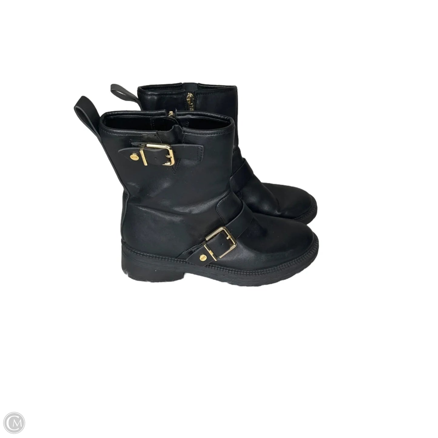 Boots Ankle Flats By Dkny In Black, Size: 8