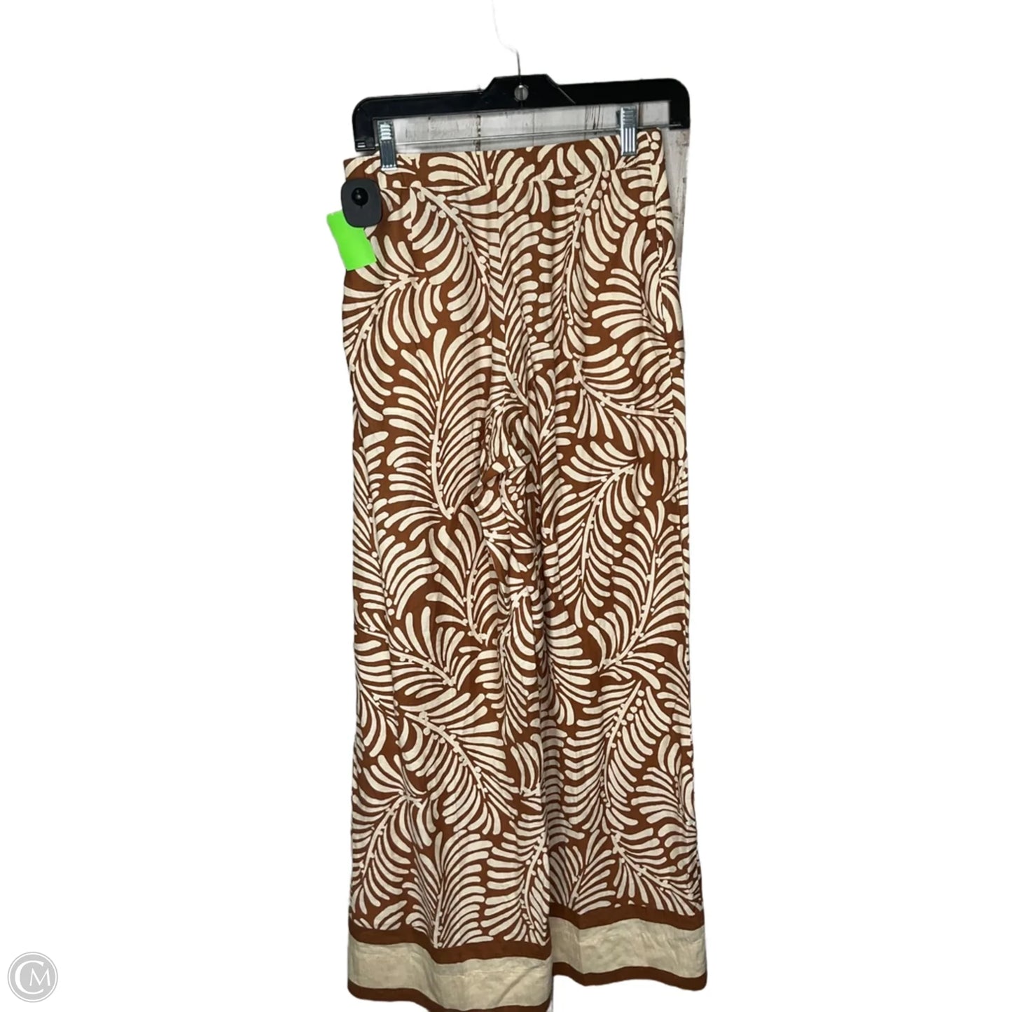 Pants Linen By H&m In Brown, Size: 2