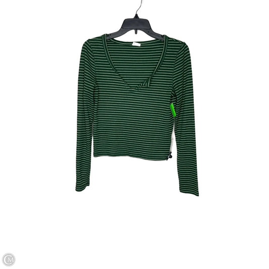 Top Long Sleeve Basic By Cotton On In Green, Size: M