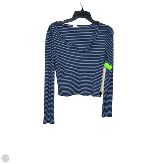 Top Long Sleeve Basic By Cotton On In Blue, Size: M
