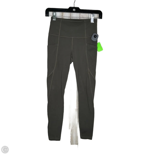 Athletic Leggings By Athleta In Brown, Size: Xs