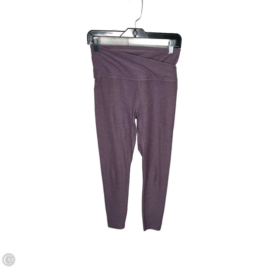 Athletic Leggings By Beyond Yoga In Purple, Size: M