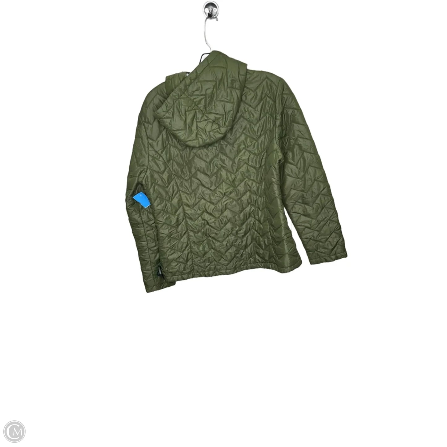 Jacket Puffer & Quilted By Free Country In Green, Size: L