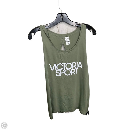 Athletic Tank Top By Victorias Secret In Green, Size: L