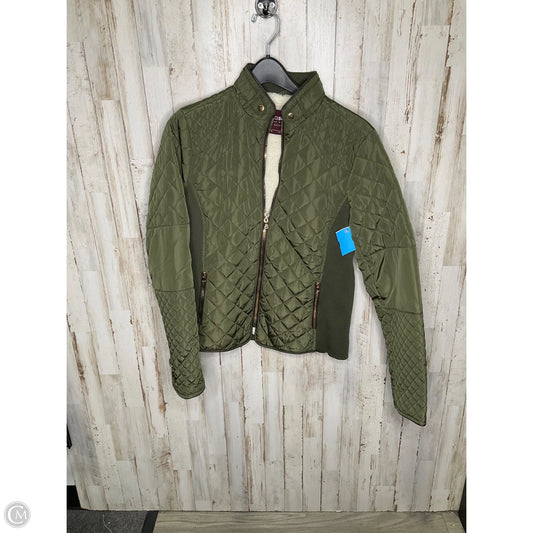 Jacket Puffer & Quilted By Ci Sono In Green, Size: M
